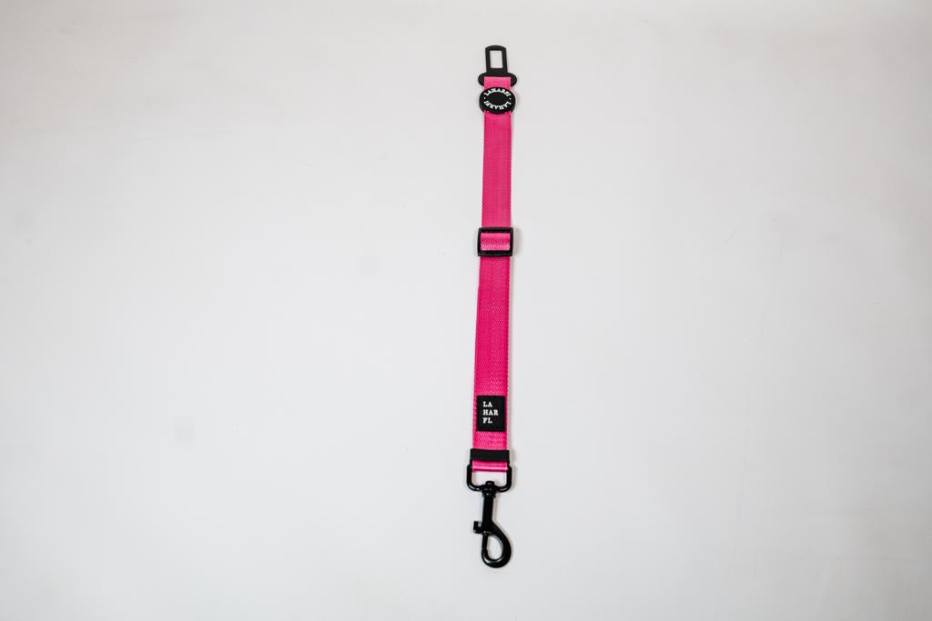 Pink Dog Clip In Seat Belt