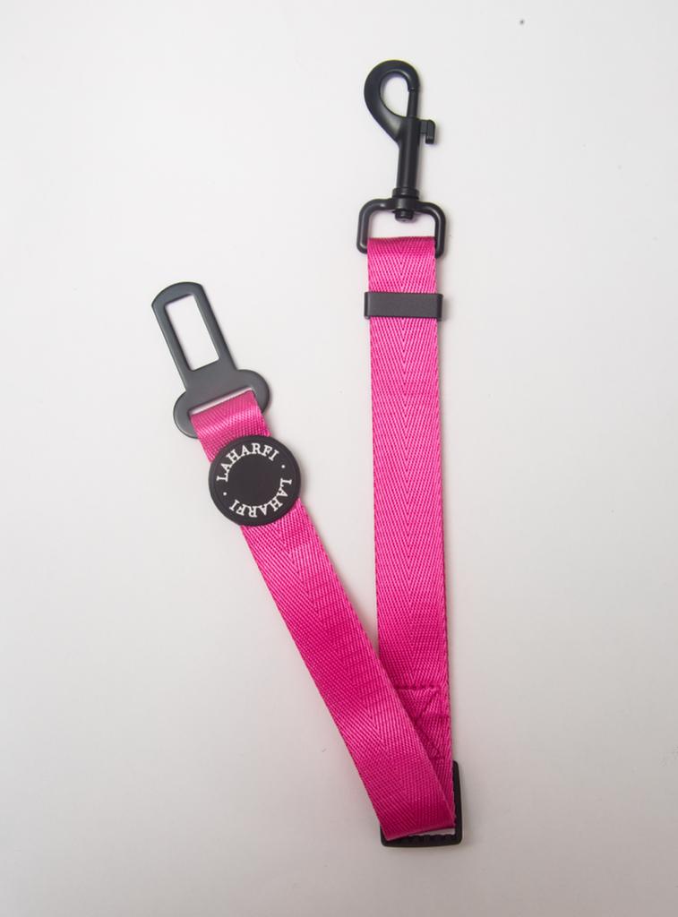 Pink Dog Clip In Seat Belt