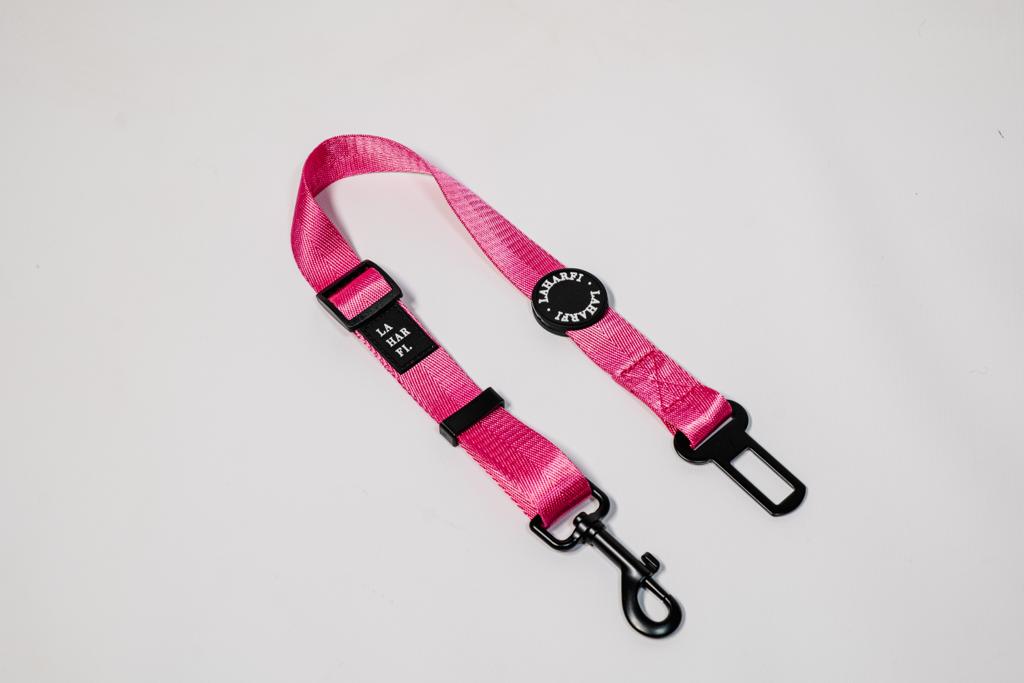 Pink Dog Clip In Seat Belt