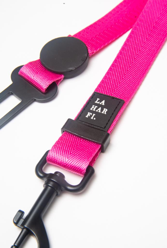 Pink Dog Clip In Seat Belt