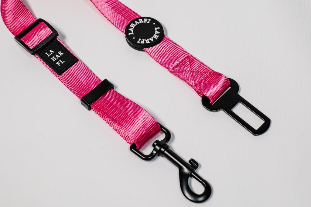 Pink Dog Clip In Seat Belt