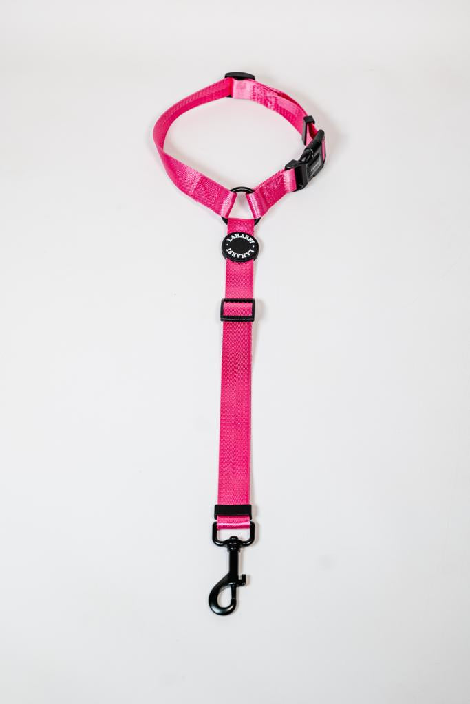 Pink Dog Headrest Seat Belt