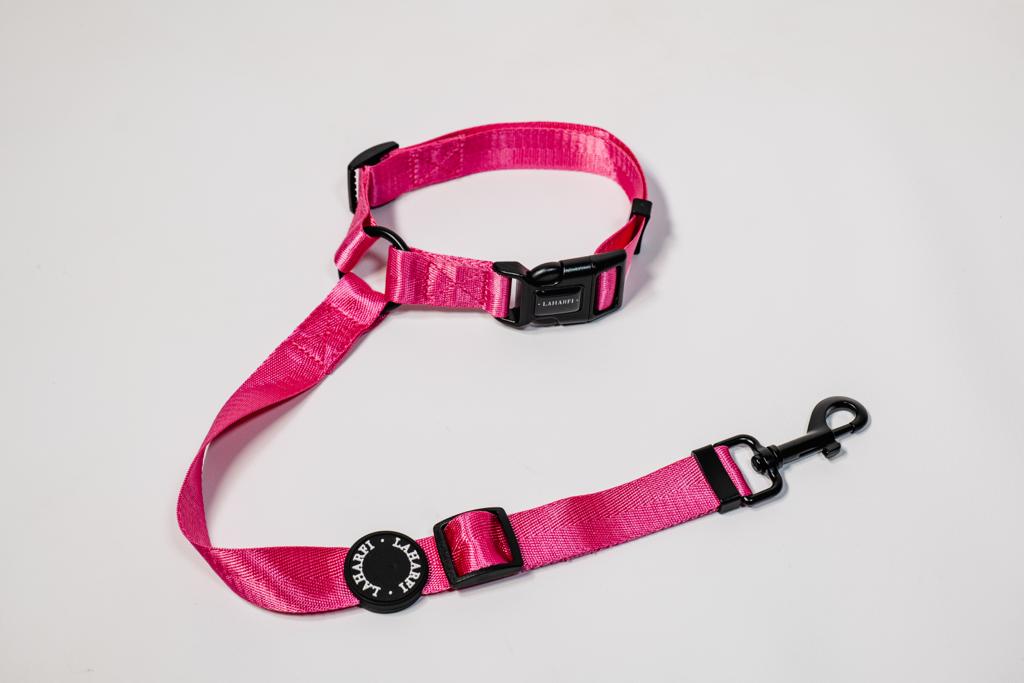 Pink Dog Headrest Seat Belt