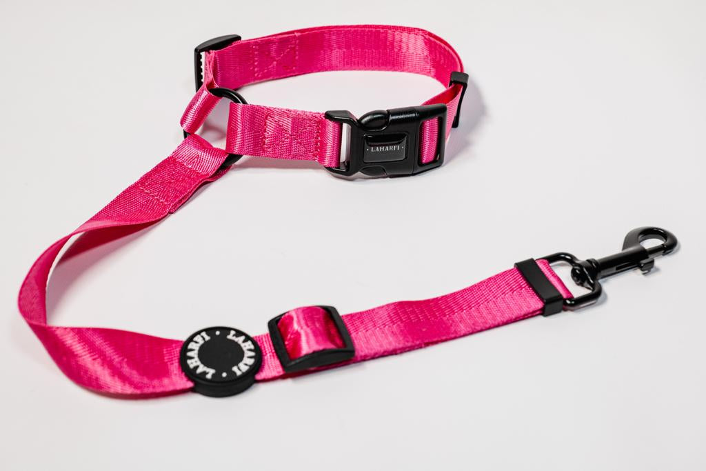 Pink Dog Headrest Seat Belt