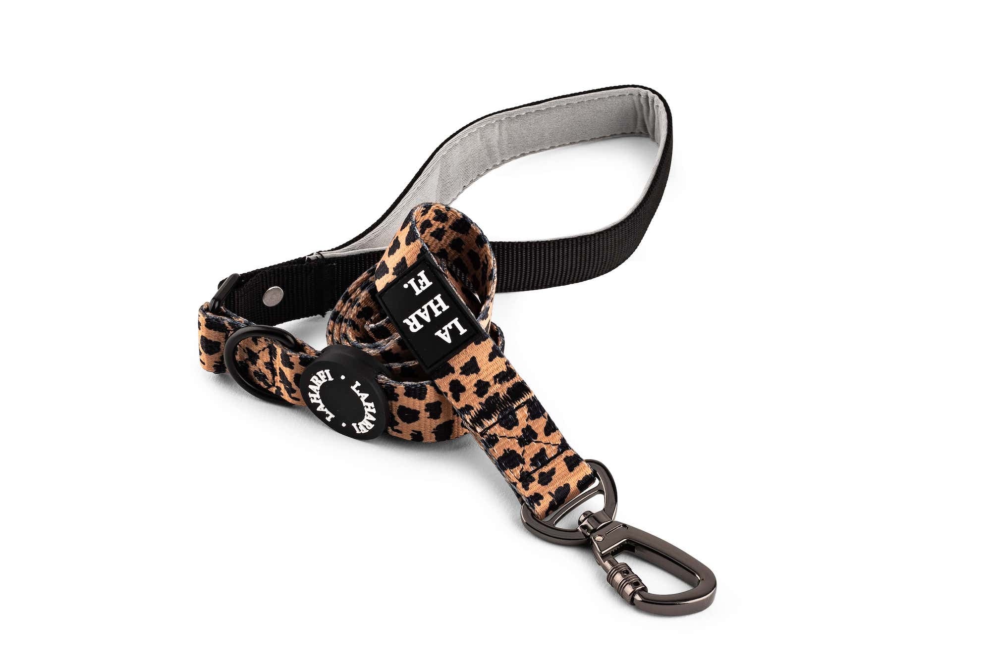 Leopard Print Design Adjustable Dog Lead