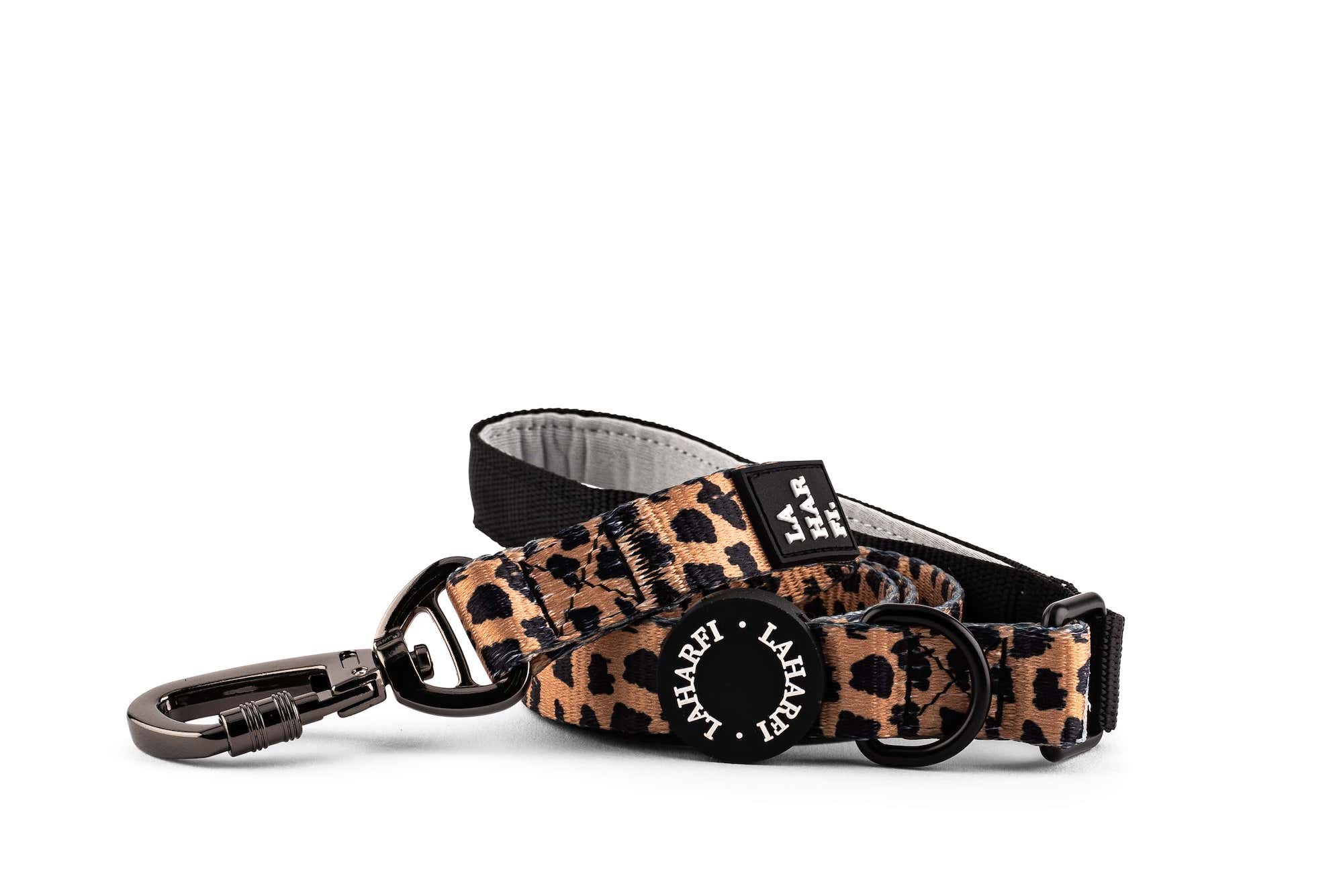 Leopard Print Design Adjustable Dog Lead