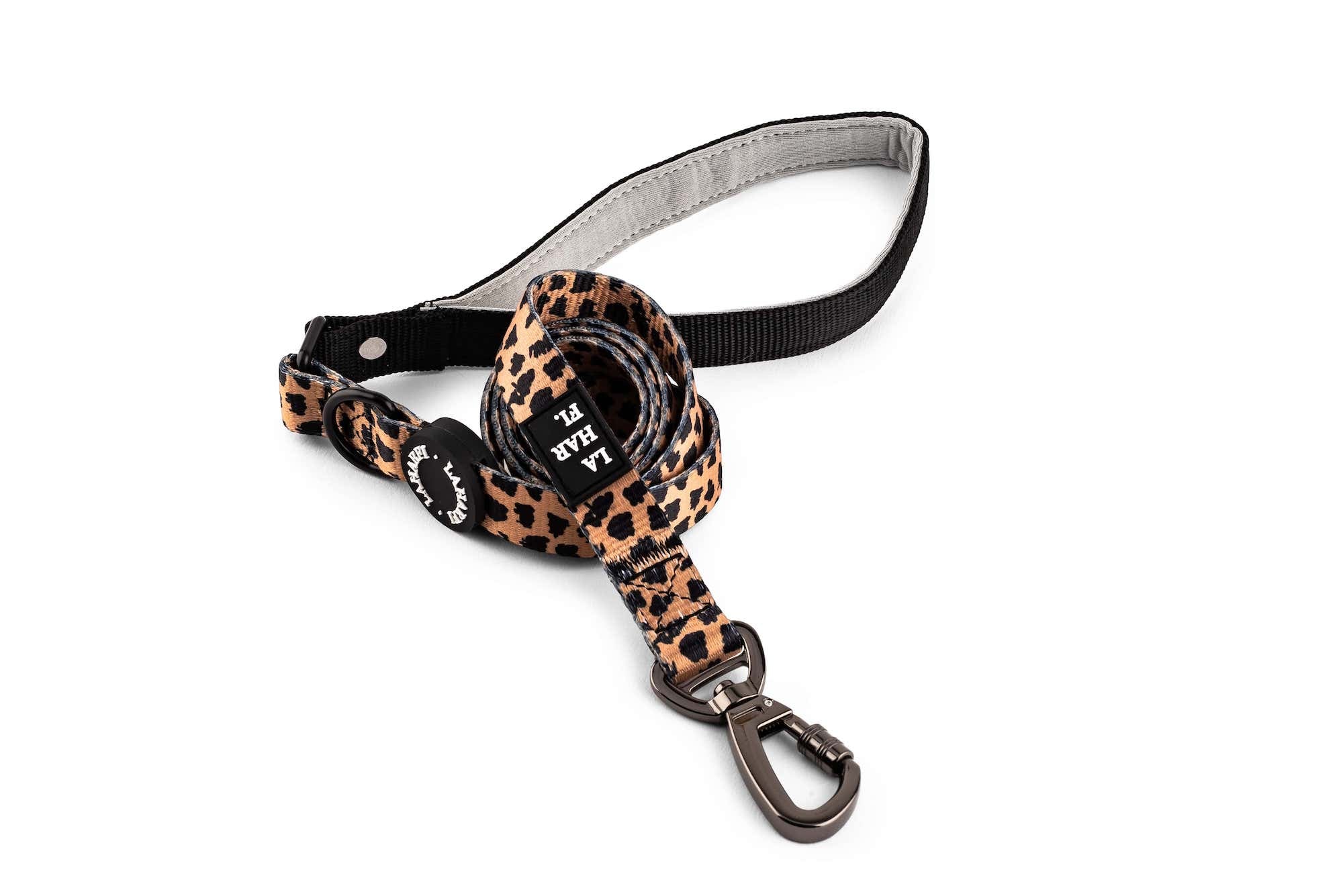 Leopard Print Design Adjustable Dog Lead