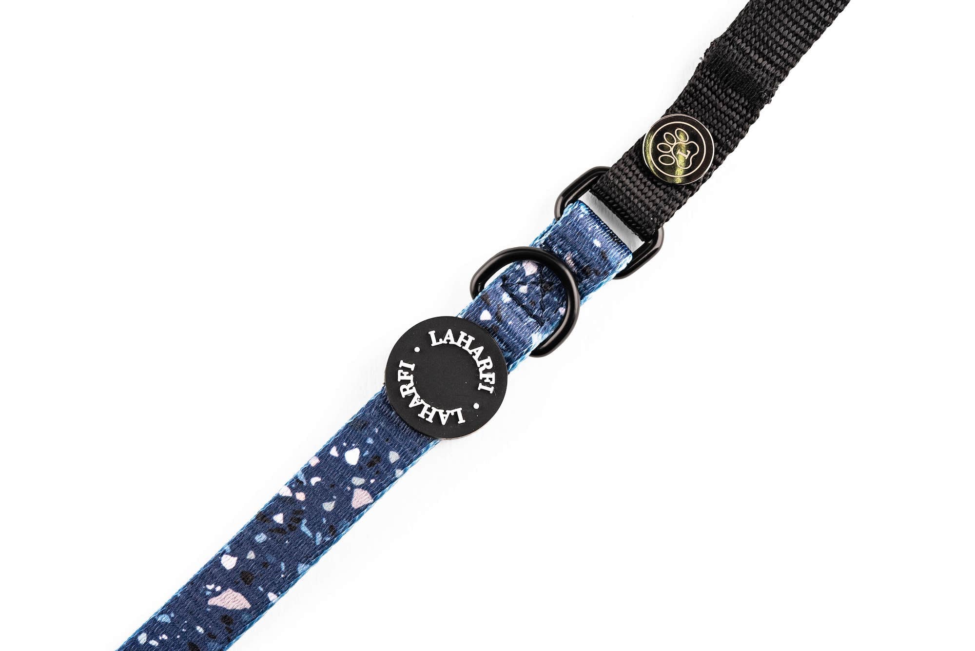 Blue Terrazzo Print Design Adjustable Dog Lead